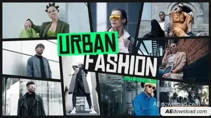 Multiscreen Urban Fashion Promo Openers template preview