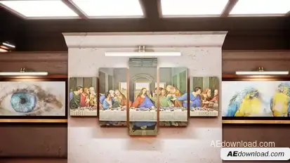 Museum And Art Gallery Slideshow Product Promo template preview