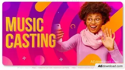 Music Casting Intro Openers template preview