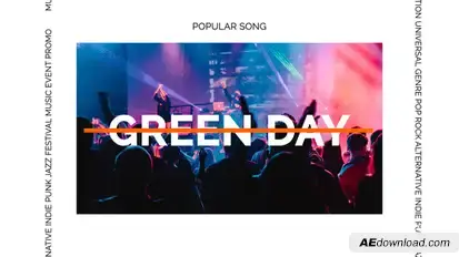 Music Event Promo Openers template preview