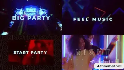 Music Event Promo Openers template preview