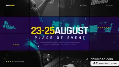 Music Event Promo / Party Invitation Slideshow / EDM Festival / Night Club / DJ Performance Openers template preview