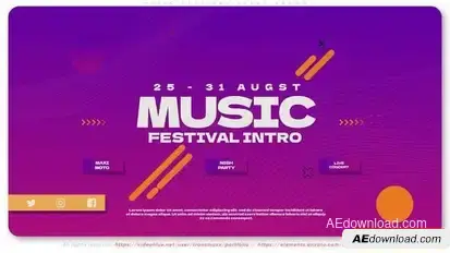 Music Festival Event Promo Openers template preview