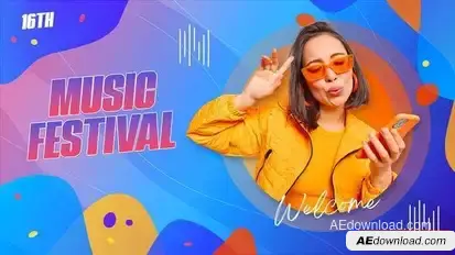 Music Festival Intro Openers template preview
