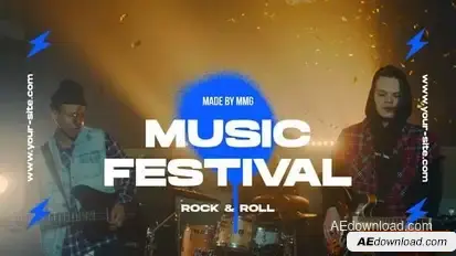 Music Festival Promo Openers template preview