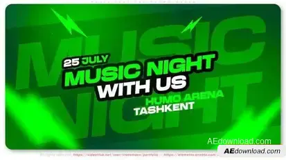 Music Festival Promo Maker Openers template preview