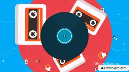 Music Logo Video Displays template preview
