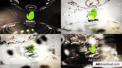 Music Logo Reveals Logo Stings template preview