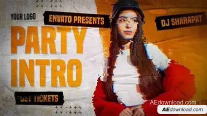 Music Party Intro I Hip Hop Opener Openers template preview
