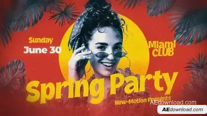 Music Party Promo Openers template preview