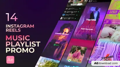 Music Playlist Promo Product Promo template preview