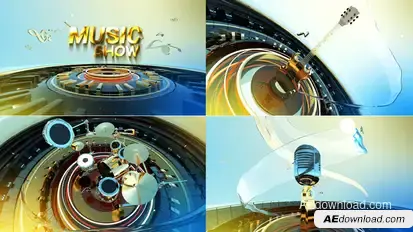 Music Show-V1 / Rock Music Show Openers template preview