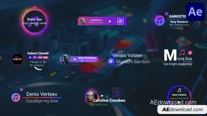 Music Titles | After Effects Titles template preview