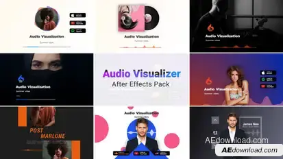 Music Visualizer Product Promo template preview