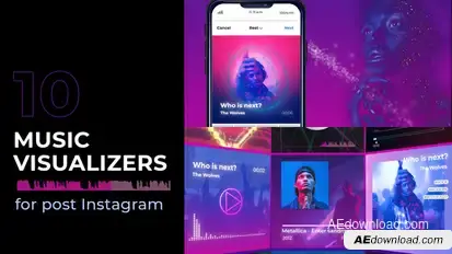 Music Visualizer Pack Product Promo template preview