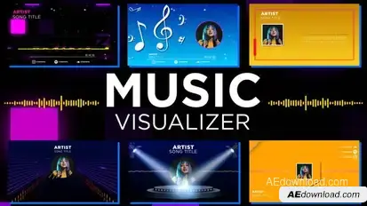 Music Visualizer Pack Product Promo template preview