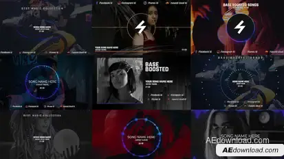Music Visualizer V.1 Elements template preview