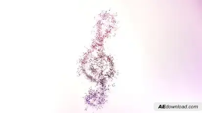 Musical Notation Logo Reveal II Logo Stings template preview