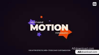Must-Have Titles For After Effects Titles template preview
