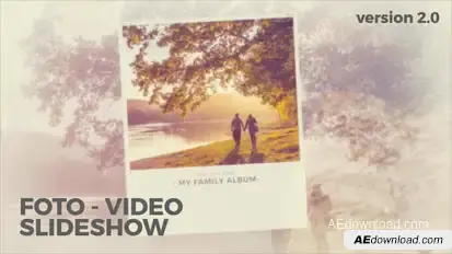 My family album v.2 Video Displays template preview