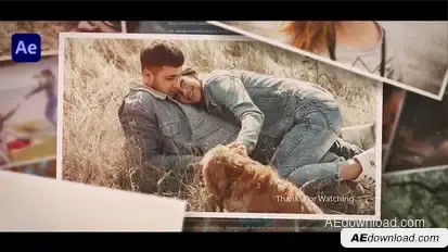 My Family Memories Slideshow Video Displays template preview