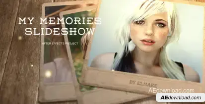 My Memories Video Displays template preview