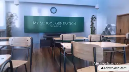 My School Generation Video Displays template preview
