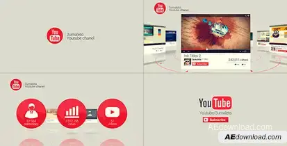 My Youtube and Vimeo Channel Openers template preview