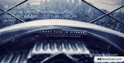 Mysterious - Grunge Cinematic Trailer  Video Displays template preview
