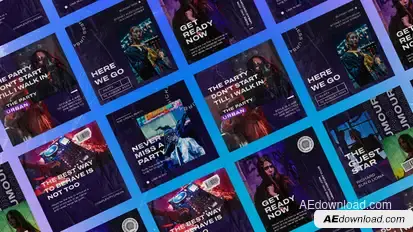 Mysterious Instagram Posts Product Promo template preview