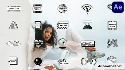 Mystery Titles for After Effects Titles template preview