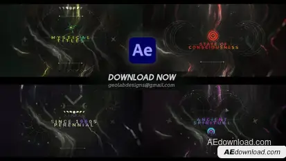 Mystical Titles l Cinematic Titles Titles template preview