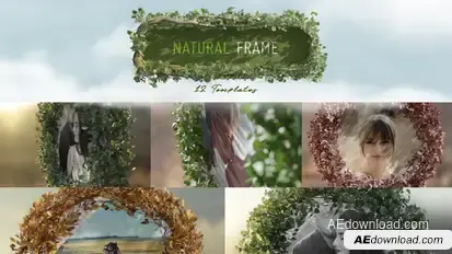 Natural Frame Video Displays template preview