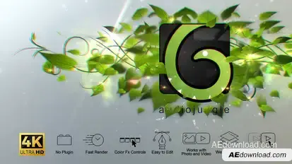 Natural Logo Opening Logo Stings template preview