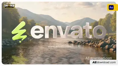 Nature's Embrace Logo Reveal Logo Stings template preview