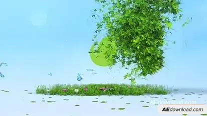 Nature Logo Reveal Logo Stings template preview