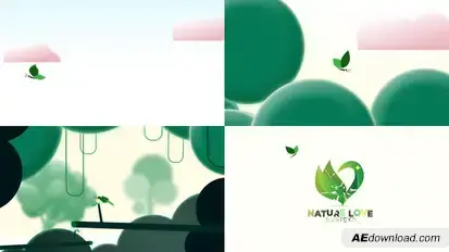 Nature Logo Revealer Logo Stings template preview