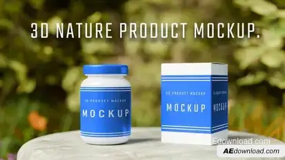 Nature Product mockup Product Promo template preview