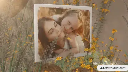 Nature Slideshow Video Displays template preview