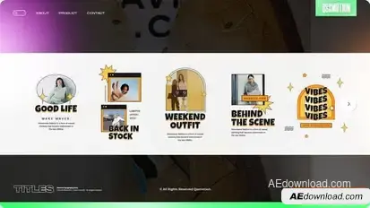 Videohive Nears Titles Titles template preview
