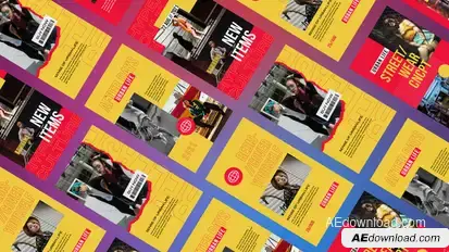 Nebula Urban Streetwear Stories Product Promo template preview