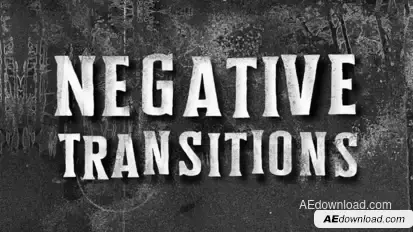 Negative Transitions Elements template preview