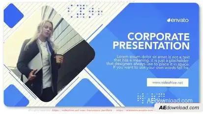 Neo Corporate Slideshow Openers template preview