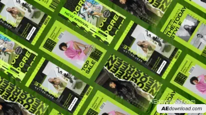 Neogreen Fashion Instagram Stories Product Promo template preview