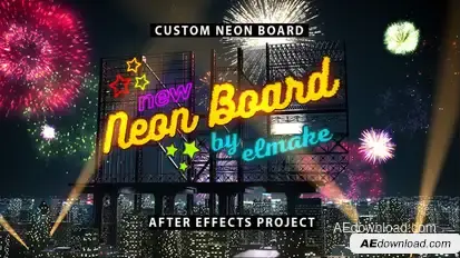 Neon Board Openers template preview