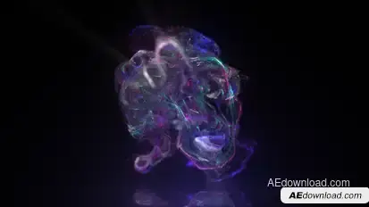 Neon Fluid Logo Reveal Logo Stings template preview