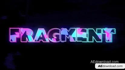 Neon Fragment Title Titles template preview