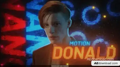Neon Freeze Frame Openers template preview