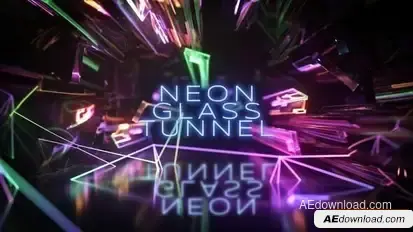 Neon Glass Tunnel Openers template preview
