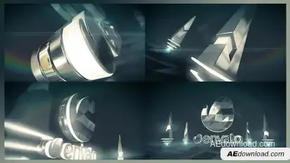 Neon In Dark Intro Logo Stings template preview